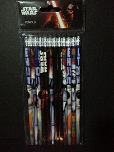 Star-Wars-Pencil-Set-Wood-Star-Wars-The-Force-Awakens-Pencils-Lapiz-de-Star-Wars