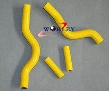 Silicone Radiator Hose For Suzuki RM250 2001-2008 2003 2004 2005 2006 2007 YELLO