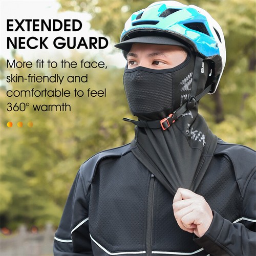 Cappello copricapo invernale berretto ciclismo maschera viso antivento termico passamontagna moto - Foto 5 di 16