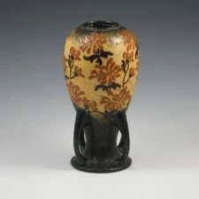 RARE WILEMAN & CO Foley Faience 9.25" Vase, Attrib. to Frederick Rhead 1894-1910