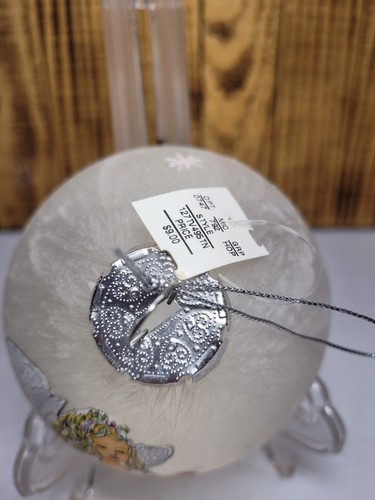 Dillard's Trimmings Glass Hand Painted Angel Christmas Ornament Set of 2 2001 - Picture 12 of 24