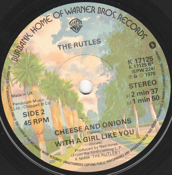 The Rutles I Must Be In Love / Cheese & Onions / With A Girl Like You