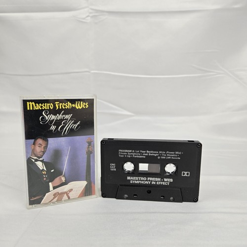 Maestro Fresh Wes - Symphony In Effect (1989) Toronto Canada Rap Cassette Tape - Picture 7 of 10
