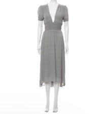 REFORMATION Gray Plaid Dane Dress Size S