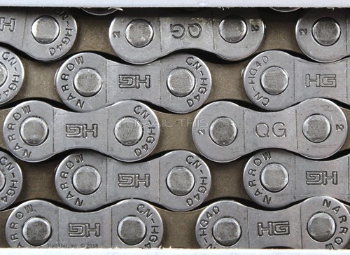 Shimano CN-HG40 6/7/8-Speed 116-Links Chain for 18/21/24-Speed MTB / Road Bike - Photo 2 sur 3