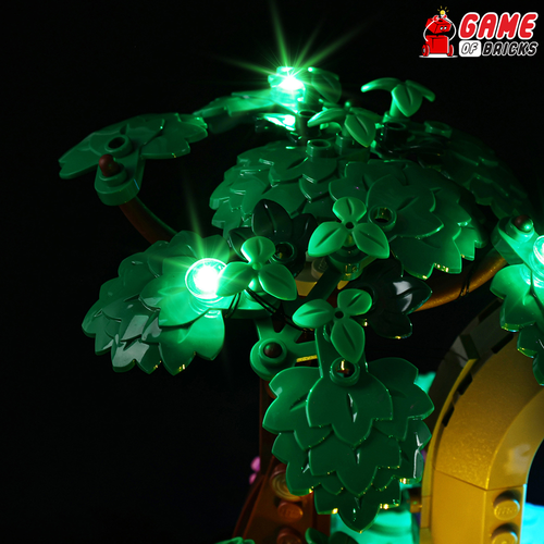 LED Light Kit for Great Deku Tree 2-1 - Compatible with LEGO® 77092 (Remote) - Picture 14 of 19