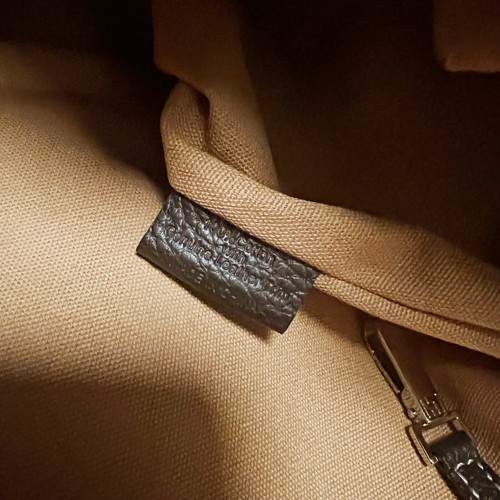 LAMBERTSON TRUEX Men's XL Dk Brown Canvas/ Leather Tote - NEW - Picture 12 of 13