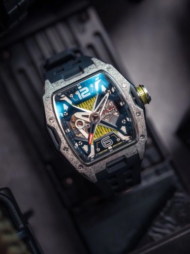 Nubeo NB-6078-08 Mens Watch Davinci Automatic Limited 46mm 5ATM - Picture 5 of 10