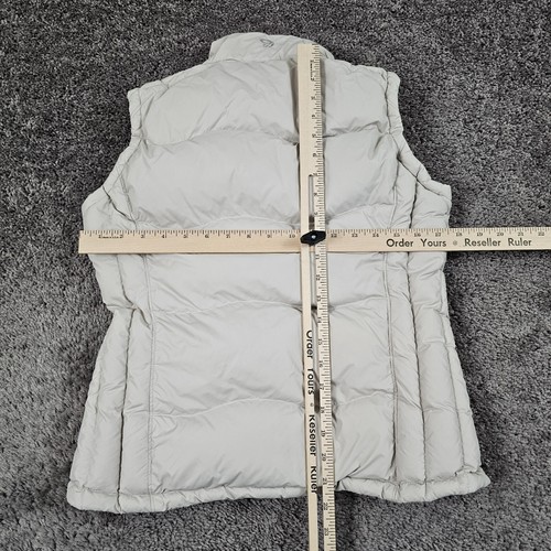 Mountain Hardwear Vest Womens Small S Off White Down Puffer Lightweight Full Zip - Picture 8 of 14
