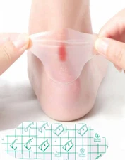 20pcs Gel Heel Protectors – Adhesive Blister Pads for Pain Relief & Foot Care