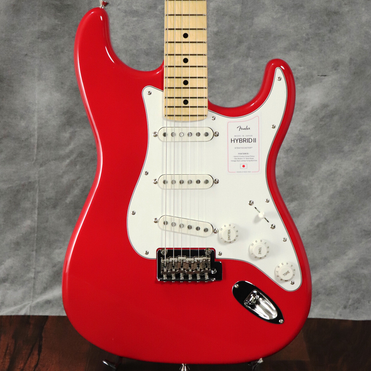Fender Made In Japan Hybrid II Stratocaster Maple Modena Red