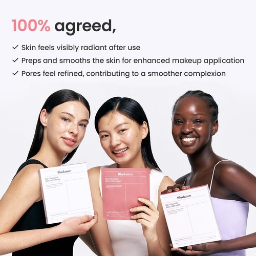 Bio-Collagen Real Deep Mask, Hydrating Overnight Hydrogel Mask, Pore Minimizi... - Picture 8 of 12