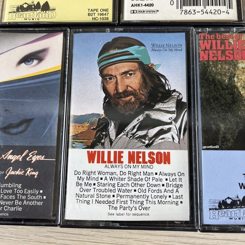 5 WIllie Nelson Cassette Tape Lot The BEst of Always on my Mind - Picture 3 of 8