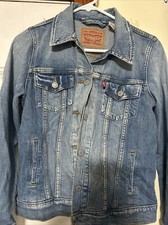 Levis Denim Trucker Jacket Made In USA Levis Blue WPL 423 vintage Small Coat