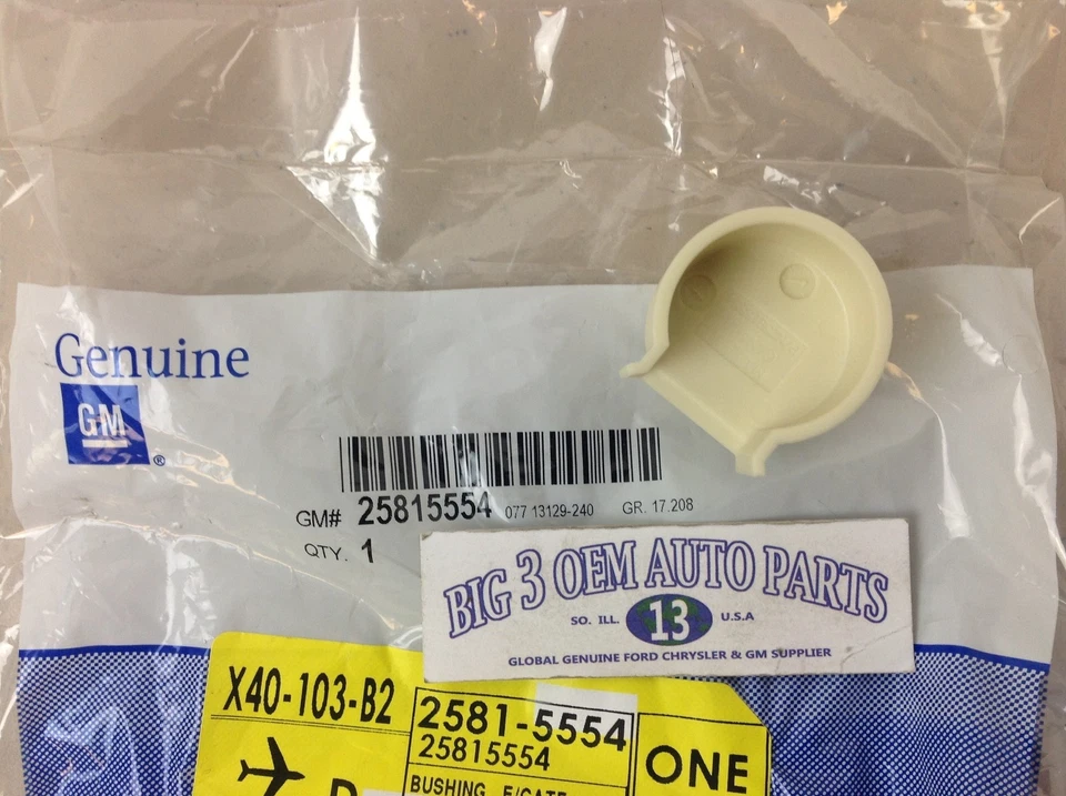 Chevrolet Silverado Avalanche GMC Sierra задняя дверь правая нижняя шарнирная втулка новая от оригинального производителя - Изображение 2 из 4