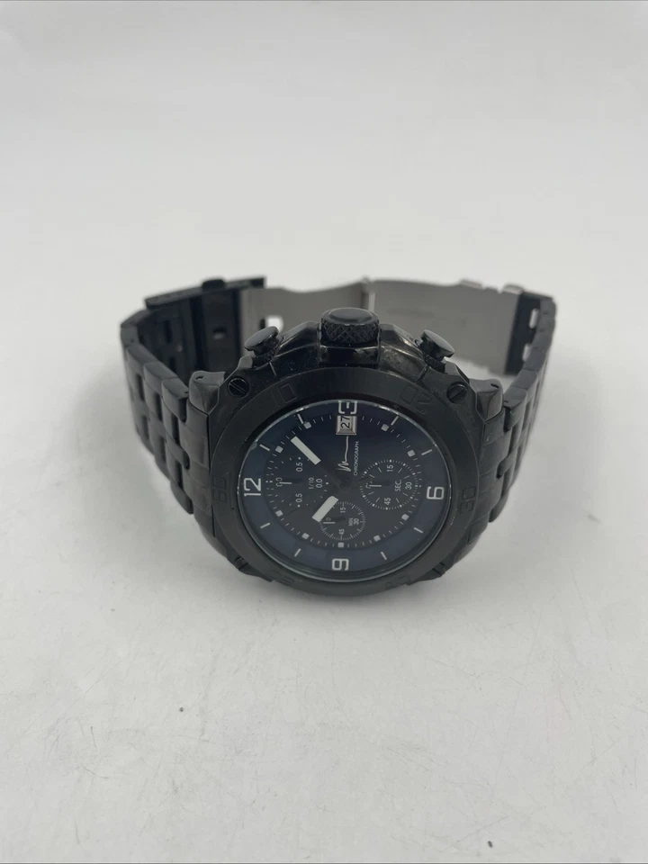 MARC ANTHONY MENS CHRONO WATCH (FMDMA128) Nice W/ Battery (7.25-7.75”W) 50mmCASE - Image 3 of 4