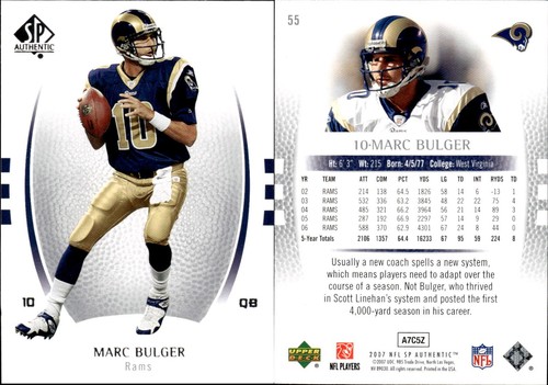 2007 Upper Deck SP Authentic Football Complete Your Set #1-297 You Pick! - Picture 60 of 113
