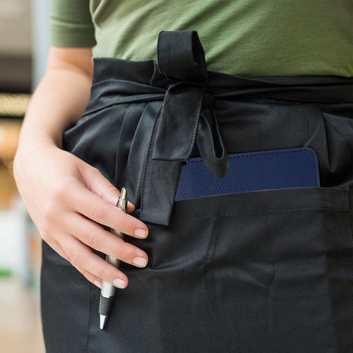 RSAquar Server Book Organizer with Zipper Pocket, PU Leather Restaurant Guest... - Bild 4 von 8