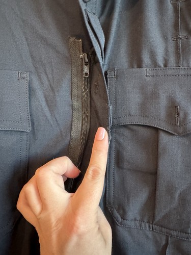 Blauer dunkelblau 8676 Flex Kurzarm Super Hemd Polizei Uniform Herren Medium - Bild 2 von 9