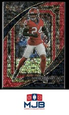 2022 Panini Select Derek Stingley Jr. Red Disco Prizm #/49 Rookie #346