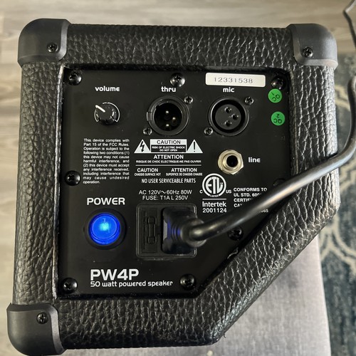 Powerwerks PW4P Powered Monitor Speaker With Manual - Picture 5 of 12