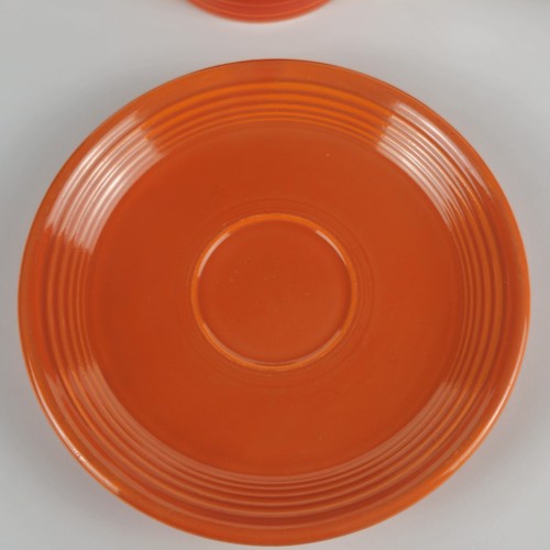 Vintage Fiesta Tea cup and Saucer Set in Original Orange - Picture 9 of 9