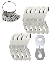 Aluminum Alloy Rope Tensioner Camping Tent Guyline Cord Adjuster Camping of G...