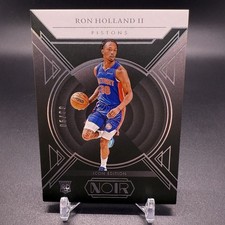 #/99! 🚨2024-25 Panini Noir Ron Holland II RC Icon Detroit Pistons Rookie #188