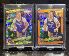 Dearica Hamby #39 - Orange Ice Prizm! and Cracked Ice Prizm! Sparks! - 2 cards