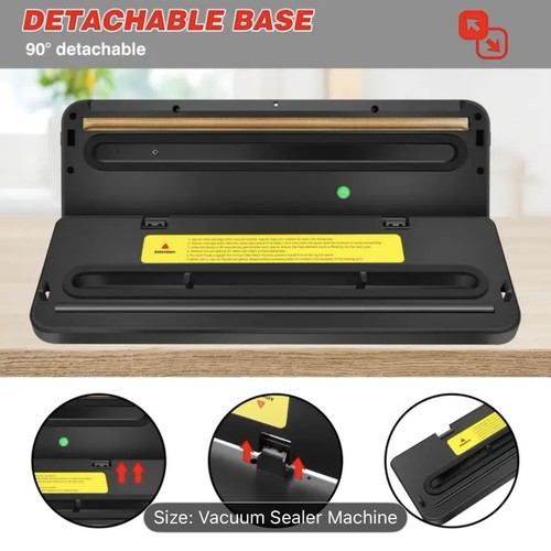 Vacuum Sealer Machine 65ka 5 Modes 10 Sealer Bags Automatic Food Saver - Picture 7 of 9