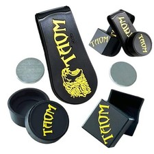 Billiards Magnetic Chalk Holder Belt Clip with 2 Round Square Chalks S1