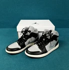 Jordan 1 Mid SE Black Metallic Silver Women's Size 9 in Box FB9892-002