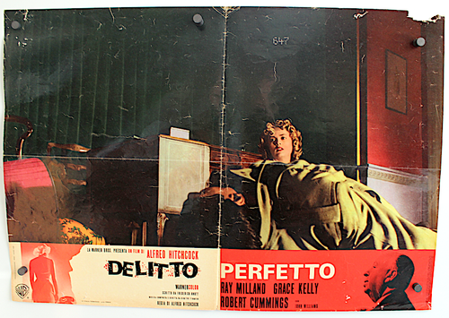 Vintage Original DELITTO PERFETTO - DIAL M FOR MURDER 2 Photobusta Movie Posters - Picture 2 of 10