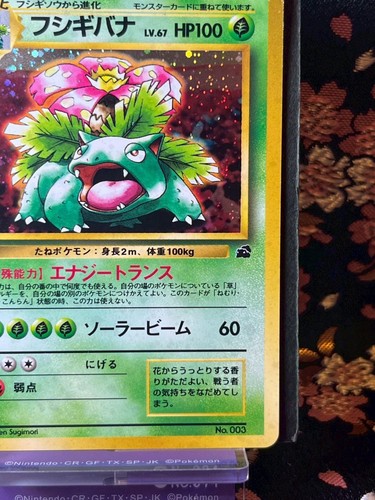 Venusaur 003 Intro Deck Promo Old Back Holo Japanese Pokemon Card [Near Mint--] - Picture 18 of 24