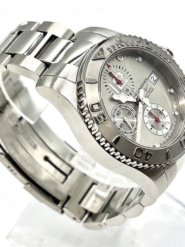 Longines Hydro Conquest Chronograph Men’s Watch 41mm Used - Picture 3 of 9