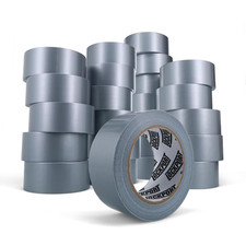 Bulk Silver Duct Tape - 24 Roll Multi Pack - 30 Yards X 2 Inch - Duct Tape Heavy