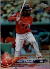 2018 Topps Chrome Refractors #59 Hanley Ramirez - BB