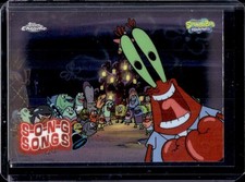2025 Topps Chrome SpongeBob SquarePants Very First Christmas S-O-N-G Songs #S-14