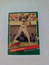 1991 Donruss Willie McGee #BC-22a BASEBALL Oakland Athletics Bonus Cards