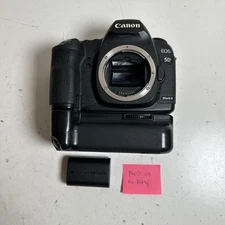 Canon EOS 5D Mark II Black DSLR Camera Body with Battery Grip - For Parts