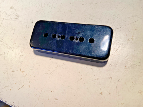 (2) Cover pickup Gibson P90 ristampa anni 80 UC452B Les Paul Special Jr anni 50 60 70 - Foto 6 di 10