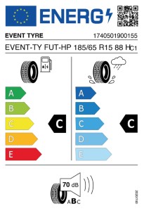 EVENT TYRE FUTURUM HP 185/65 R15 88 H - C, C, 70 dB - Bild 2 von 2
