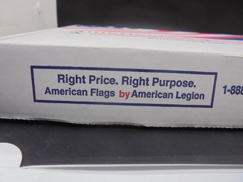 Bandera de la Legión Americana Hecha en EE. UU. 2'x3' Nylon Nueva en Caja - Imagen 6 de 6
