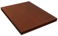 H&D Commercial Seating 30" Diameter Mahogany Colored Melamine Table Top