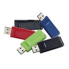 VERBATIM® 32-GB Store ‘n’ Go USB-A Flash Drives, 5 Count, Assorted Colors