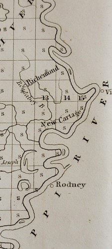 1849 General Land Office GLO map Louisiana New Orleans Vermillion Bay Shreveport - Picture 8 of 12
