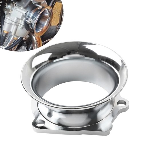 Chrome Velocity Stack Short For Harley Street Tour Glide FLHX FLT Sportster 1200 - Picture 2 of 13