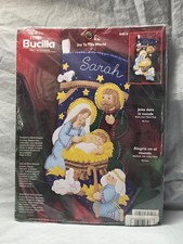 Bucilla Felt Stocking Kit 84816 Joy To The World NOS Christmas Nativity Craft