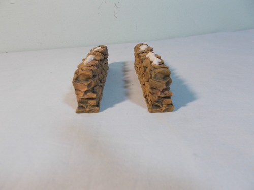 DEPT 56 Stein Fußgängerbrücke mit Box 52646 und extra Wänden - Bild 12 von 13