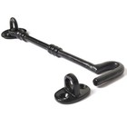 Cabin Hook Eye Garden Gate Shed Door Latch Catch 200mm / 8" Antique Black